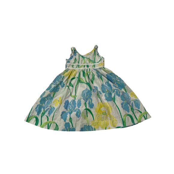 Lilly Pulitzer Bloomin Irises Floral Party Flower Girl Easter Dress Size 2T - Picture 1 of 6